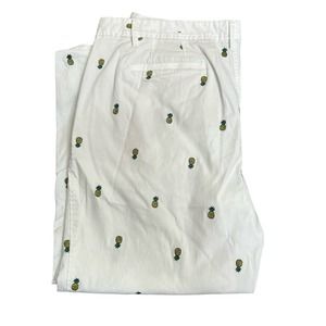 Talbots‎ 16p Girlfriend Chino Pineapple Print Pants